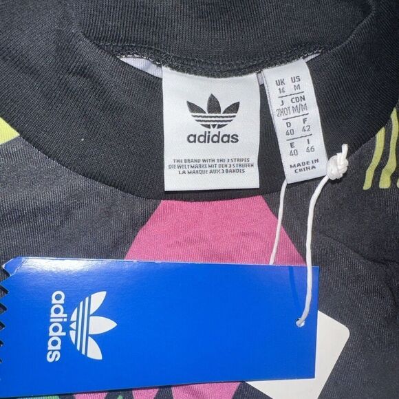 ADIDAS WOMEN’S CM T-SHIRT CE2278 MULTCO NWT SIZE MEDIUM - Picture 5 of 7